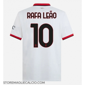 AC Milan Rafael Leao #10 Maglia Gara Trasferta Repliche 2024-25